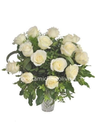 Roselline Rosa in vaso, Consegna fiori a domicilio